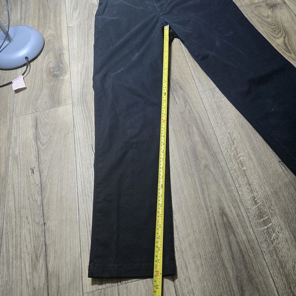 Graham Luxe Golf Pants Mens 34x32 Black Performance Chino Straight Nylon Stretch - Picture 8 of 12